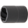 Spiral-Profil-Steckschlüssel-Einsatz / Schraubenausdreher | Antrieb Innenvierkant 10 mm (3/8") | SW 17 mm