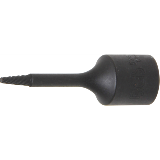 Spiral-Profil-Steckschlüssel-Einsatz / Schraubenausdreher | Antrieb Innenvierkant 10 mm (3/8") | 2 mm