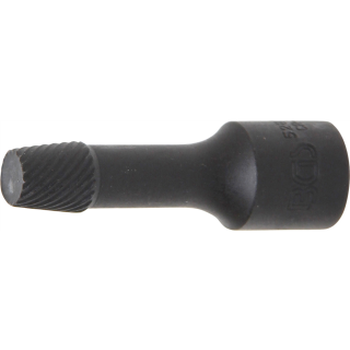 Spiral-Profil-Steckschlüssel-Einsatz / Schraubenausdreher | Antrieb Innenvierkant 10 mm (3/8") | 10 mm