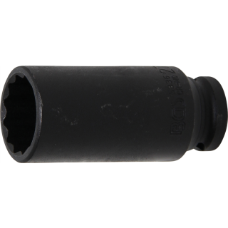 Kraft-Steckschlüssel-Einsatz Zwölfkant | Antrieb Innenvierkant 12,5 mm (1/2") | SW 27 mm