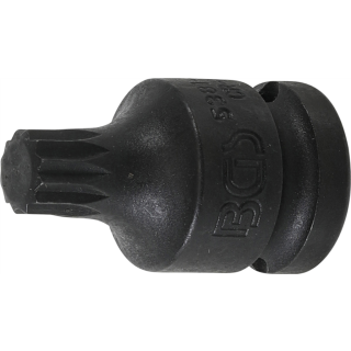 Kraft-Bit-Einsatz | Antrieb Innenvierkant 12,5 mm (1/2") | Innenvielzahn (für XZN) M12