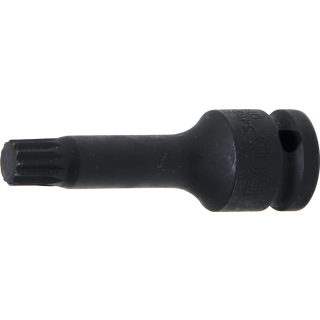 Kraft-Bit-Einsatz | Antrieb Innenvierkant 12,5 mm (1/2") | Innenvielzahn (für XZN) M12