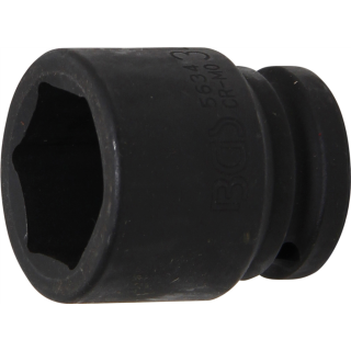 Kraft-Steckschlüssel-Einsatz Sechskant | Antrieb Innenvierkant 20 mm (3/4") | SW 34 mm