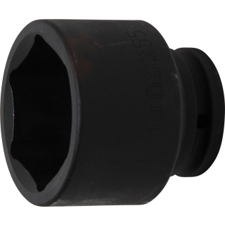 Kraft-Steckschlüssel-Einsatz Sechskant | Antrieb Innenvierkant 20 mm (3/4") | SW 55 mm