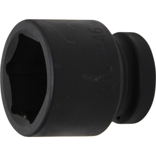 Kraft-Steckschlüssel-Einsatz Sechskant | Antrieb Innenvierkant 25 mm (1") | SW 46 mm