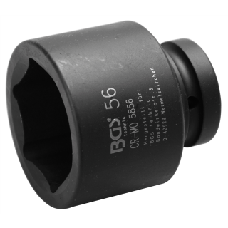 Kraft-Steckschlüssel-Einsatz Sechskant | Antrieb Innenvierkant 25 mm (1") | SW 56 mm