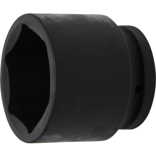Kraft-Steckschlüssel-Einsatz Sechskant | Antrieb Innenvierkant 25 mm (1") | SW 75 mm