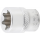 Steckschlüssel-Einsatz E-Profil | Antrieb Innenvierkant 10 mm (3/8") | SW E18