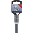 Steckschlüssel-Einsatz E-Profil, tief | Antrieb Innenvierkant 12,5 mm (1/2") | SW E12
