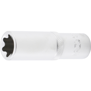 Steckschlüssel-Einsatz E-Profil, tief | Antrieb Innenvierkant 12,5 mm (1/2") | SW E20