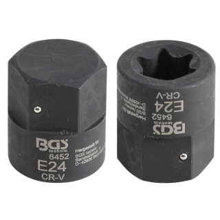 Bremssattel-Einsatz | E-Profil (für Torx) | für MAN TGA | Antrieb Außensechskant 30 mm | SW E24