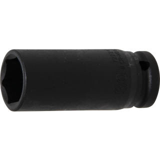 Kraft-Steckschlüssel-Einsatz Sechskant, tief | Antrieb Innenvierkant 12,5 mm (1/2") | SW 22 mm