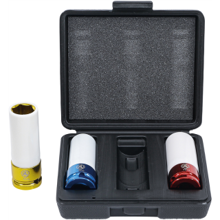 Kraft-Schoneinsatz-Satz | Antrieb Innenvierkant 12,5 mm (1/2") | SW 17 - 19 - 21 mm | 3-tlg.