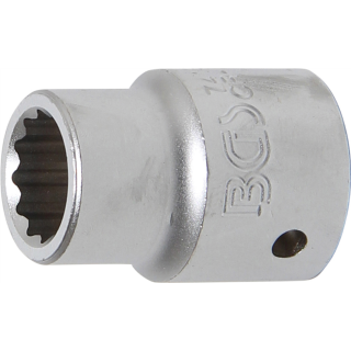 Steckschlüssel-Einsatz Zwölfkant | Antrieb Innenvierkant 20 mm (3/4") | SW 19 mm