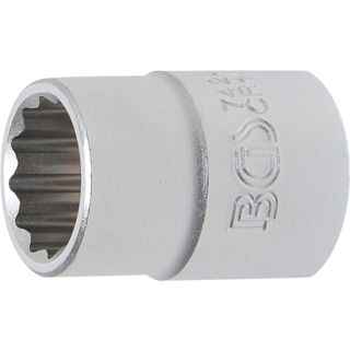 Steckschlüssel-Einsatz Zwölfkant | Antrieb Innenvierkant 20 mm (3/4") | SW 24 mm