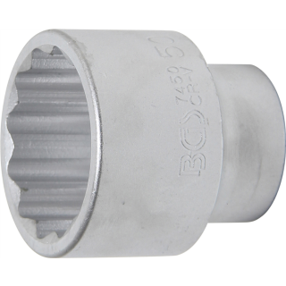Steckschlüssel-Einsatz Zwölfkant | Antrieb Innenvierkant 20 mm (3/4") | SW 50 mm