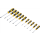 Schraubendreher-Satz | T-Profil (für Torx) mit Bohrung T6 - T40 | 11-tlg.