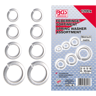 Federringe-Sortiment | 1200-tlg.