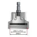 Adapter 20 für Art. 8027, 8098 | für Saab Ecopower