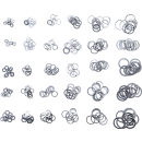 Dichtring-Sortiment | Aluminium | 300-tlg.