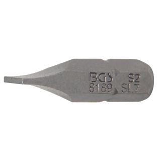 Bit | Antrieb Außensechskant 6,3 mm (1/4") | Schlitz 7 mm