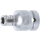 Bit-Adapter mit Haltekugel | Innenvierkant 12,5 mm (1/2") | Innensechskant 6,3 mm (1/4")