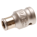 Bit-Adapter mit Haltekugel | Innenvierkant 10 mm...
