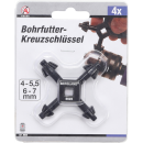 Bohrfutter-Kreuzschlüssel | universal | Ø 4 /...