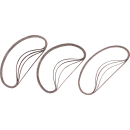 Schleifband | 10 mm x 330 mm | 12 Stück für...