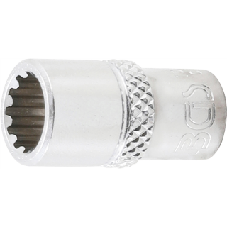 Steckschlüssel-Einsatz Gear Lock | Antrieb Innenvierkant 6,3 mm (1/4") | SW 8 mm