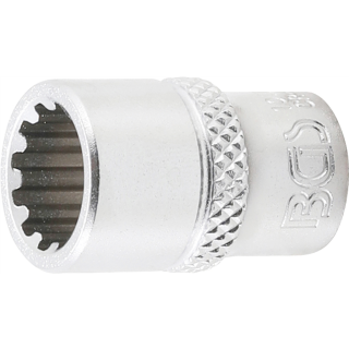 Steckschlüssel-Einsatz Gear Lock | Antrieb Innenvierkant 6,3 mm (1/4") | SW 10 mm