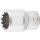 Steckschlüssel-Einsatz Gear Lock | Antrieb Innenvierkant 6,3 mm (1/4") | SW 10 mm