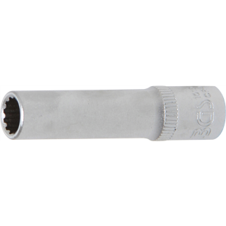 Steckschlüssel-Einsatz Gear Lock, tief | Antrieb Innenvierkant 6,3 mm (1/4") | SW 7 mm