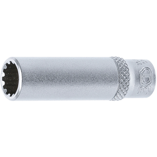Steckschlüssel-Einsatz Gear Lock, tief | Antrieb Innenvierkant 6,3 mm (1/4") | SW 9 mm