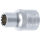 Steckschlüssel-Einsatz Gear Lock | Antrieb Innenvierkant 12,5 mm (1/2") | SW 10 mm