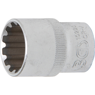 Steckschlüssel-Einsatz Gear Lock | Antrieb Innenvierkant 12,5 mm (1/2") | SW 20 mm