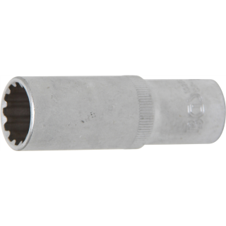 Steckschlüssel-Einsatz Gear Lock, tief | Antrieb Innenvierkant 12,5 mm (1/2") | SW 18 mm