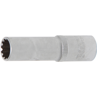 Steckschlüssel-Einsatz Gear Lock, tief | Antrieb Innenvierkant 10 mm (3/8") | SW 11 mm