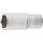 Steckschlüssel-Einsatz Sechskant, tief | Antrieb Innenvierkant 10 mm (3/8") | SW 18 mm