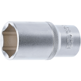 Steckschlüssel-Einsatz Sechskant, tief | Antrieb Innenvierkant 12,5 mm (1/2") | SW 30 mm