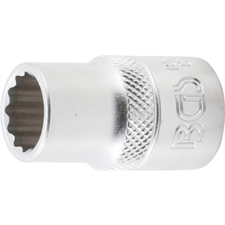 Steckschlüssel-Einsatz Zwölfkant | Antrieb Innenvierkant 12,5 mm (1/2") | SW 13 mm