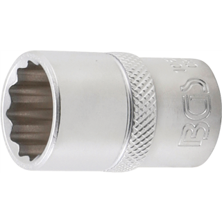 Steckschlüssel-Einsatz Zwölfkant | Antrieb Innenvierkant 12,5 mm (1/2") | SW 17 mm