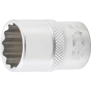 Steckschlüssel-Einsatz Zwölfkant | Antrieb Innenvierkant 12,5 mm (1/2") | SW 19 mm