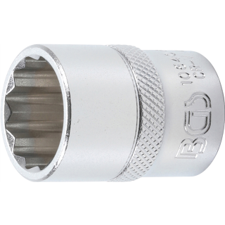 Steckschlüssel-Einsatz Zwölfkant | Antrieb Innenvierkant 12,5 mm (1/2") | SW 20 mm