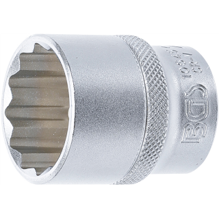 Steckschlüssel-Einsatz Zwölfkant | Antrieb Innenvierkant 12,5 mm (1/2") | SW 27 mm