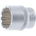 Steckschlüssel-Einsatz Zwölfkant | Antrieb Innenvierkant 12,5 mm (1/2") | SW 27 mm