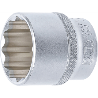 Steckschlüssel-Einsatz Zwölfkant | Antrieb Innenvierkant 12,5 mm (1/2") | SW 32 mm