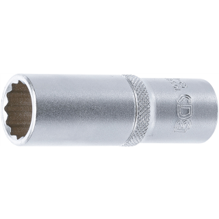 Steckschlüssel-Einsatz Zwölfkant, tief | Antrieb Innenvierkant 12,5 mm (1/2") | SW 18 mm