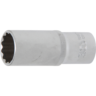Steckschlüssel-Einsatz Zwölfkant, tief | Antrieb Innenvierkant 12,5 mm (1/2") | SW 22 mm