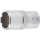 Steckschlüssel-Einsatz Zwölfkant | Antrieb Innenvierkant 6,3 mm (1/4") | SW 10 mm